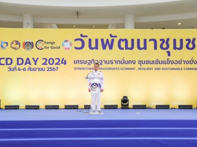 62 ปี กรมการพัฒนาชุมชนจัดยิ่งใหญ่ งาน“วันพัฒนาชุมชน” (CD Day 2024)“เศรษฐกิจฐานรากมั่นคง ชุมชนเข้มแข็งอย่างยั่งยืน”